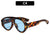 Stylische klare Linse Sonnenbrille