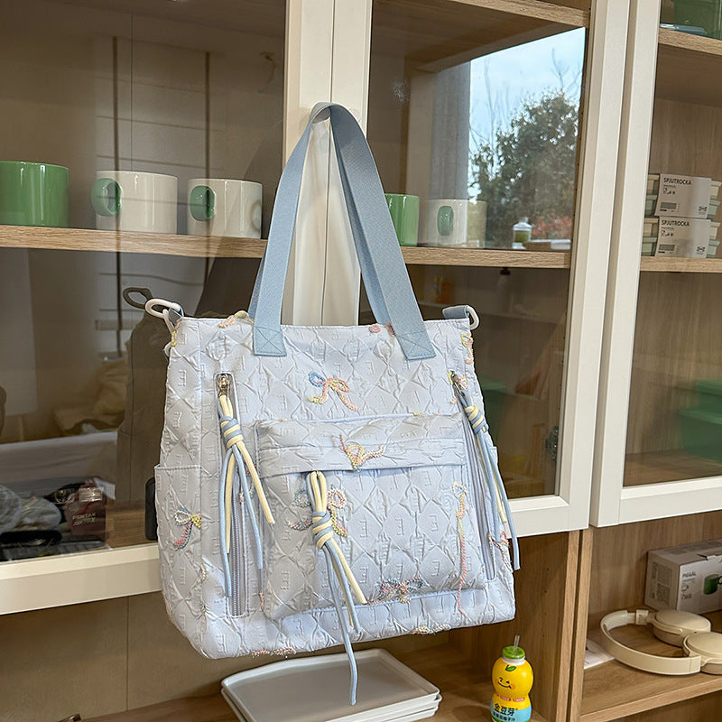 Gepolsterter Rucksack mit Schleifen-Detail Brehn