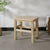 Minimalistischer Holzsitz Brehn