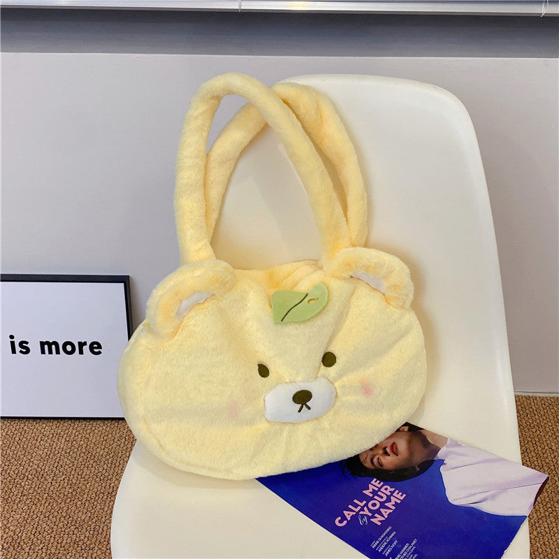 Niedliche Plüsch-Tier-Motiv-Handtasche