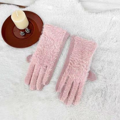 Plüsch Fleecegefütterte Touchscreen-Handschuhe Brehn