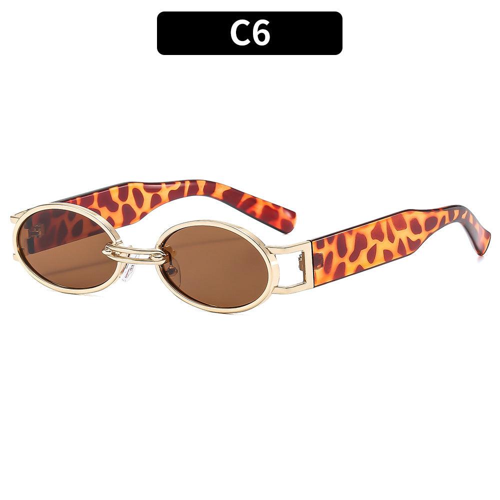 Mode Ovalrahmen Sonnenbrille