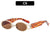 Mode Ovalrahmen Sonnenbrille