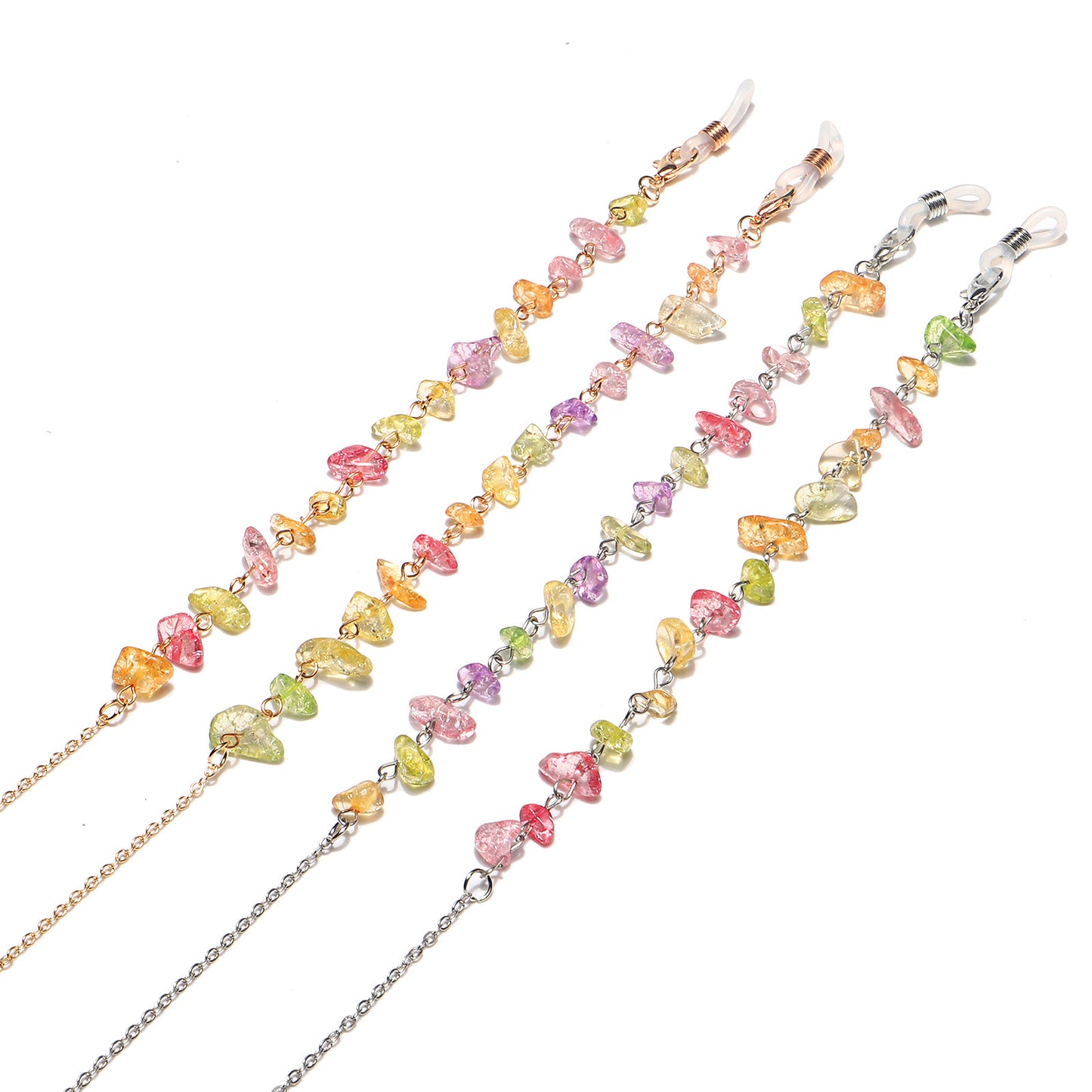 Bunte Perlen Brillen Kette Brehn