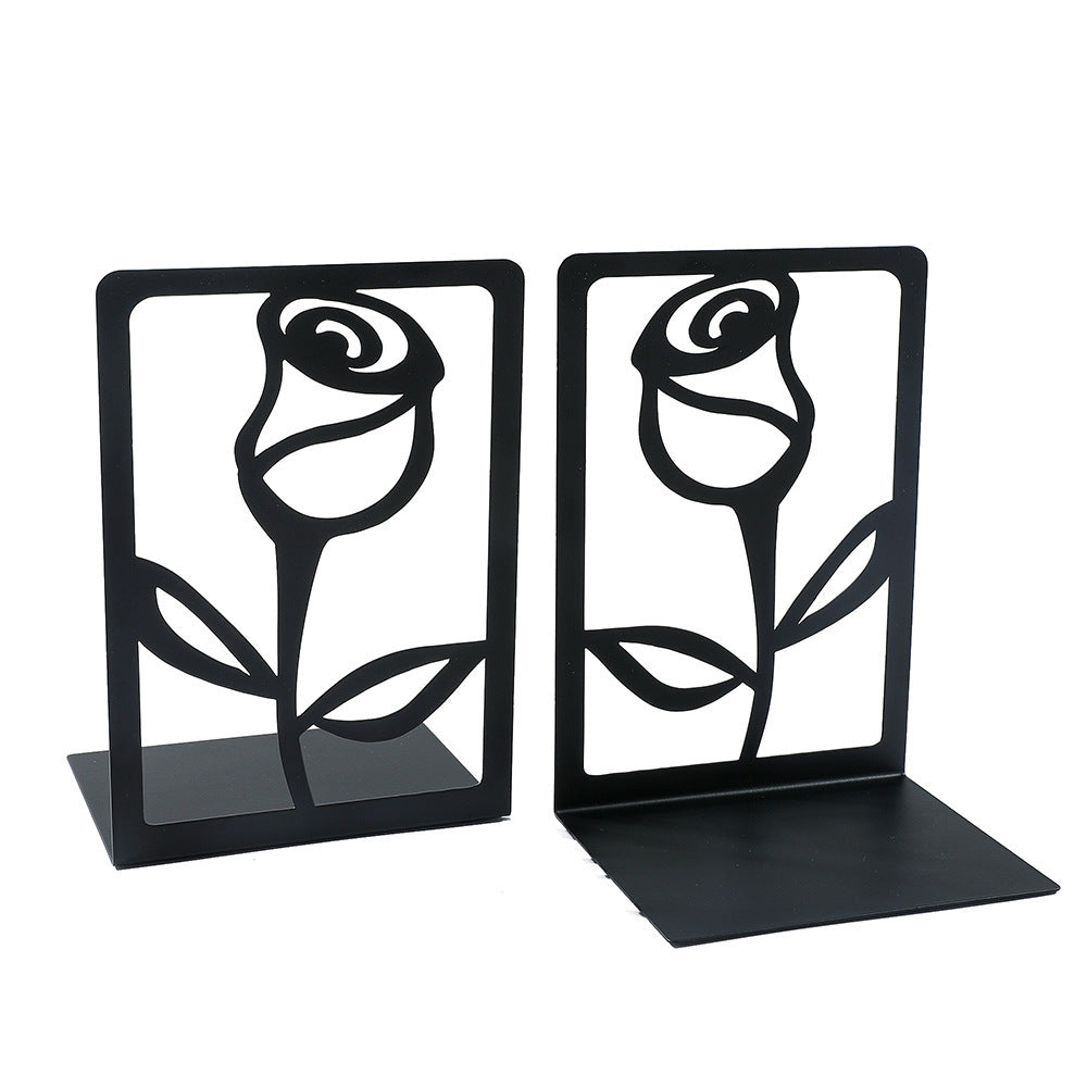 Dekorative Blumen Metall Buchstützen