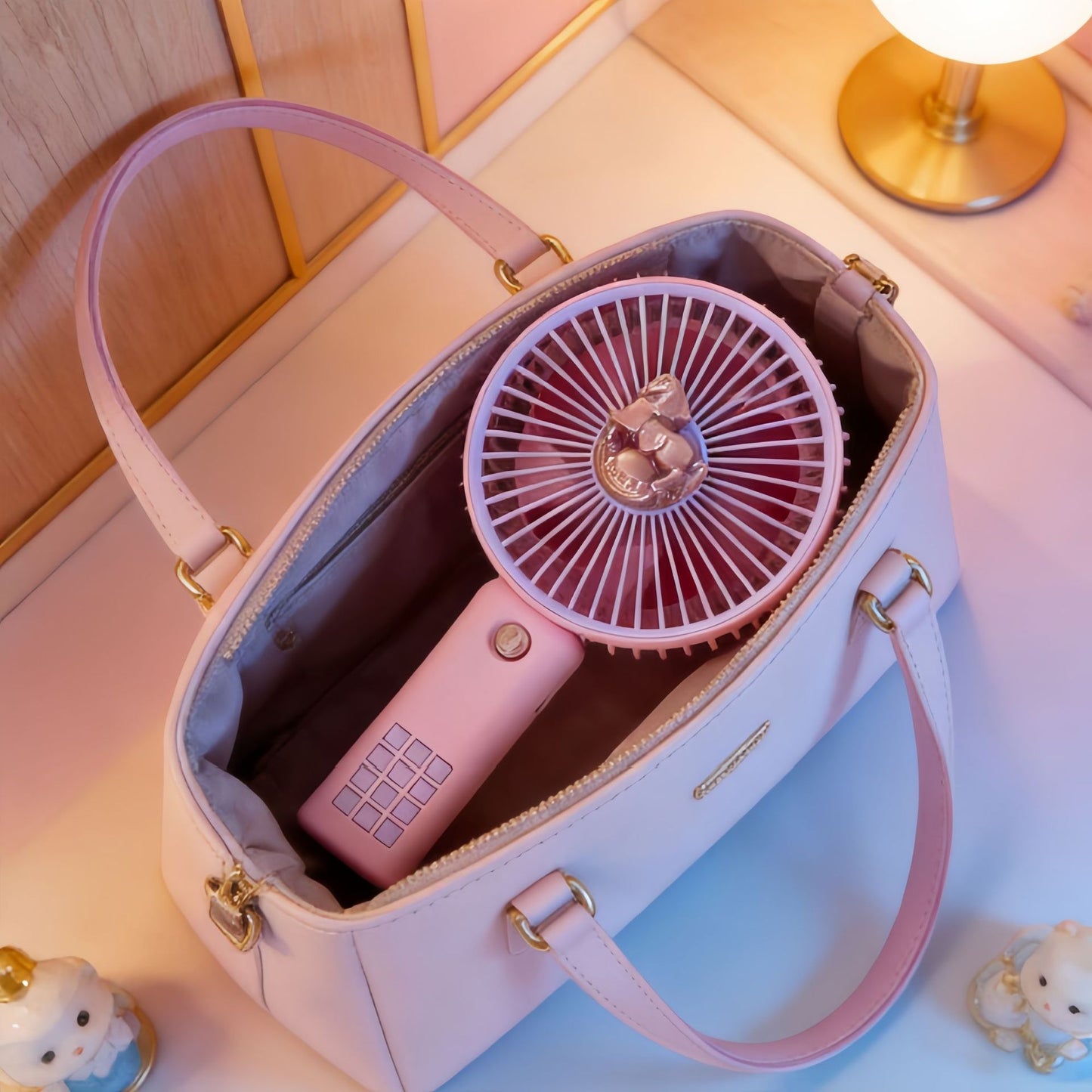 Damen tragbarer Handventilator mit kreativem Pferdemotiv Brehn