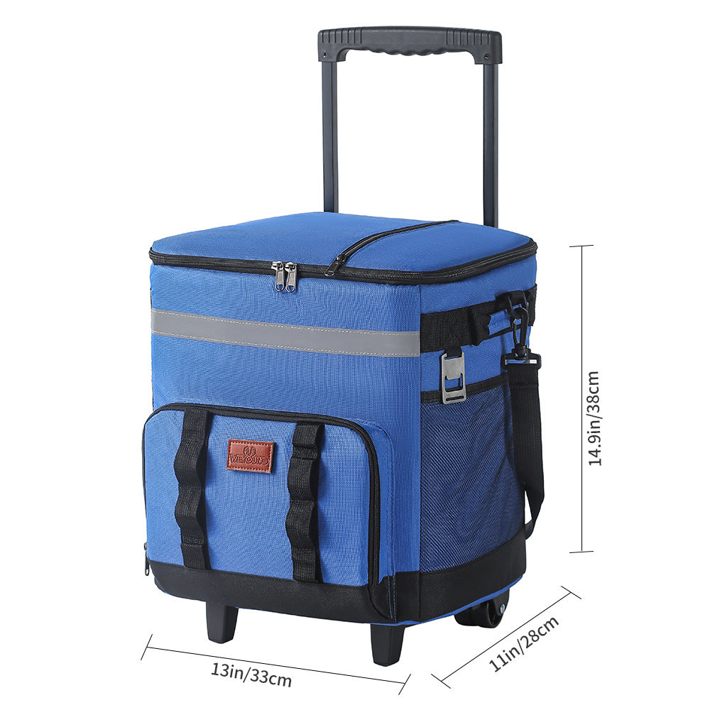 Damen Kühltasche mit Rollhandles und isoliertem Innenraum Brehn