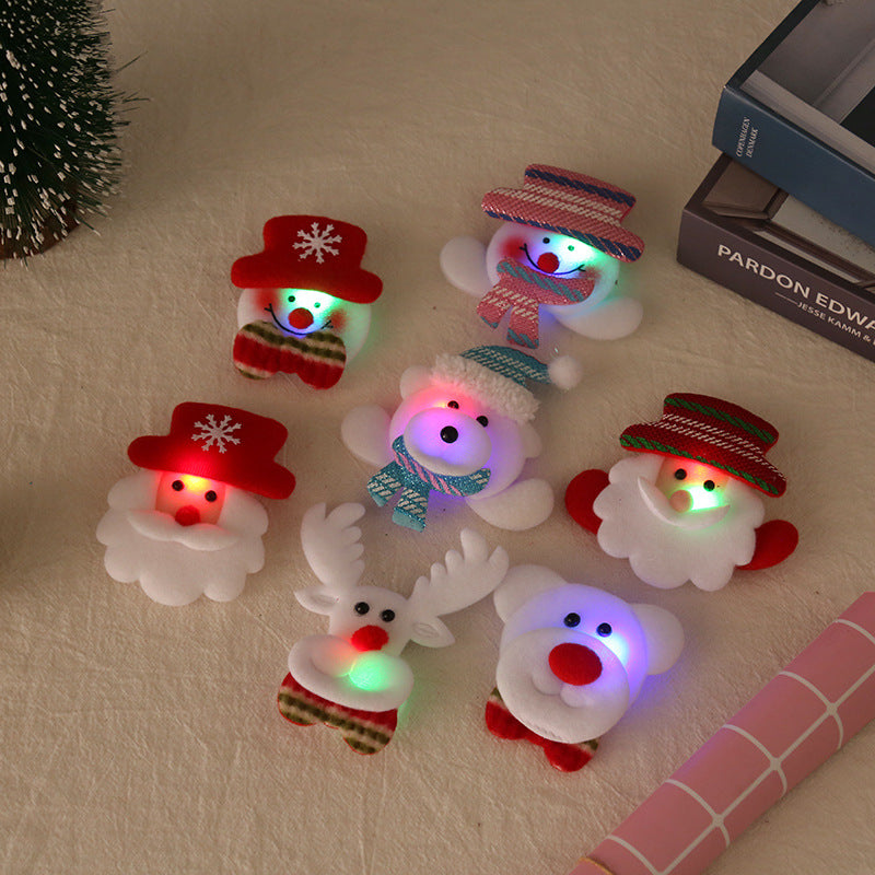 Weihnachts-Haarschmuck mit LED Lichtern Brehn