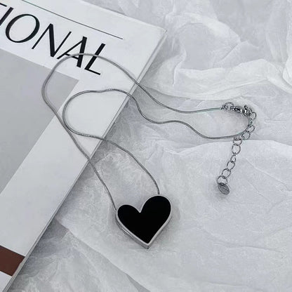 Künstlerische herzförmige Anhänger-Halskette Brehn