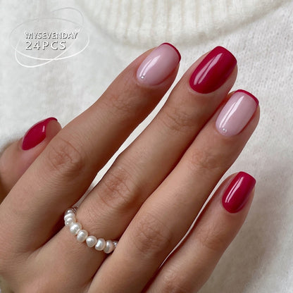 Elegante Press-On Nagelspitzen mit französischem Tip Design Brehn