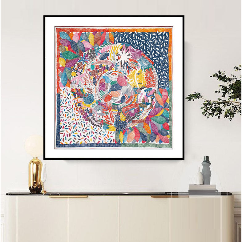 Abstrakte Kunst Druck
