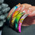 Künstlerische Lange Press-On Nagelkunst Erweiterungen Brehn