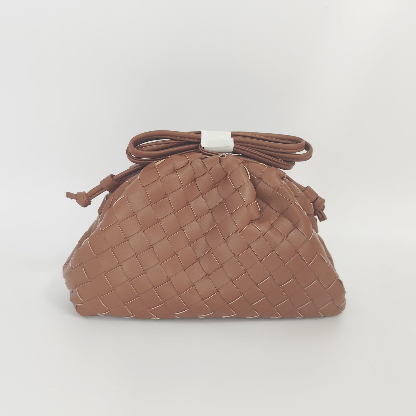 Texturierte Gewebte Handheld Clutch Brehn