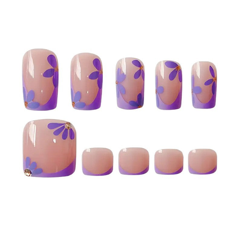 Künstlerische Acryl-Nagelerweiterungen Brehn