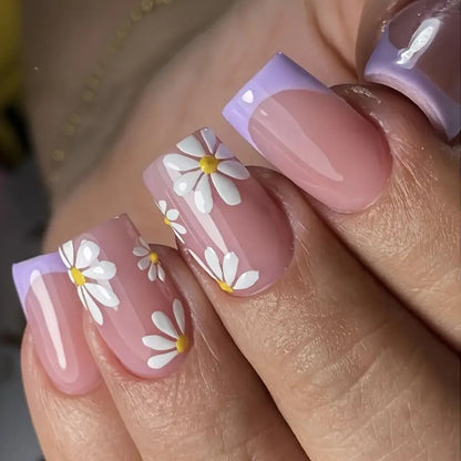 Florales Design Press-On Nagelset Brehn