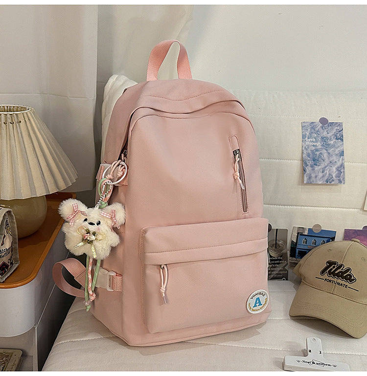 Minimalist Multi-Taschen Schulrucksack