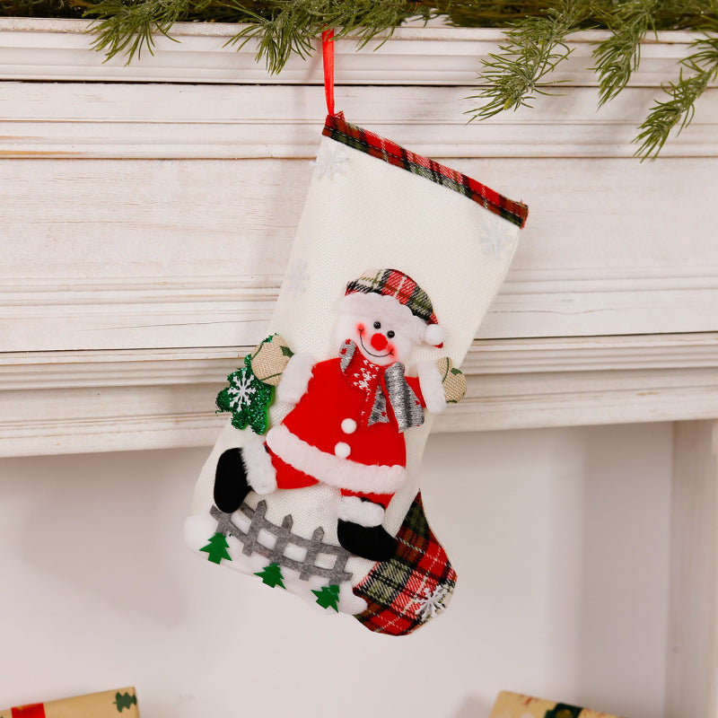 Lustiger Weihnachtsstrumpf mit Rentier-Motiv Brehn
