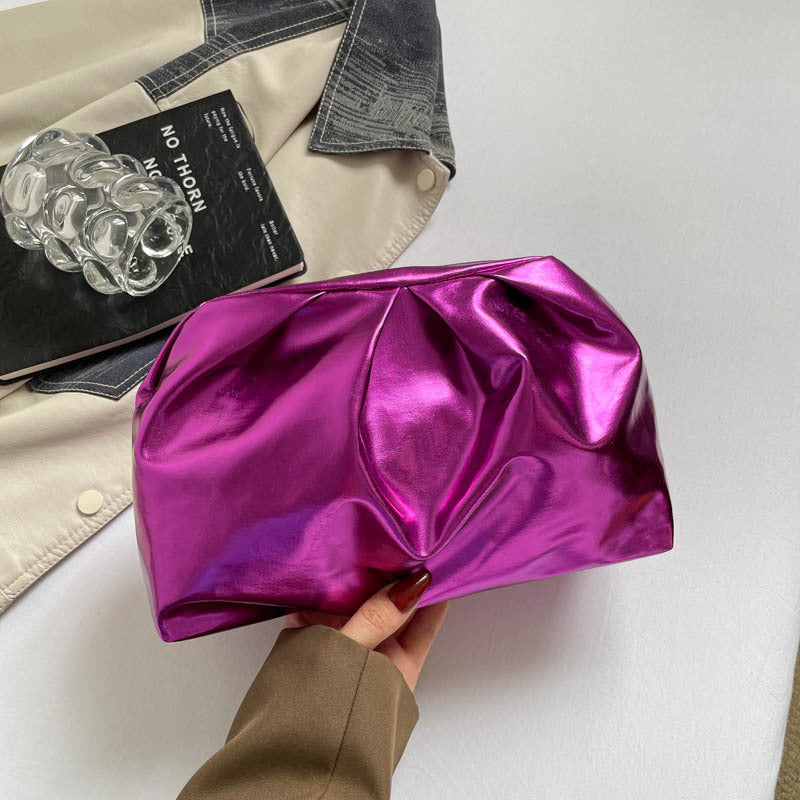 WoStylish Texturierte Handheld Clutch Brehn