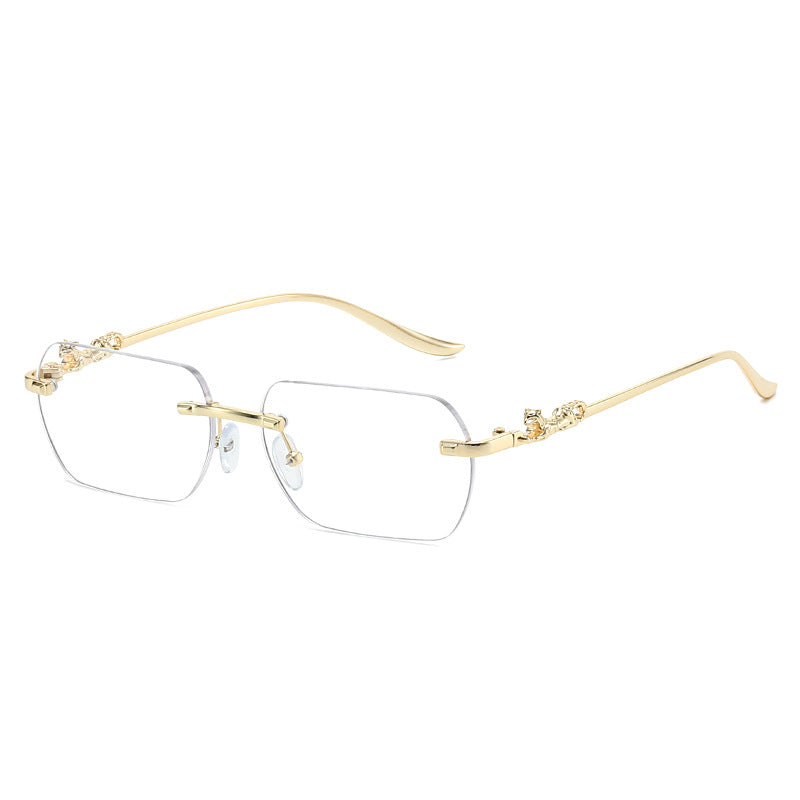 Damen elegante Halbrahmenbrille mit schmückenden Details Brehn