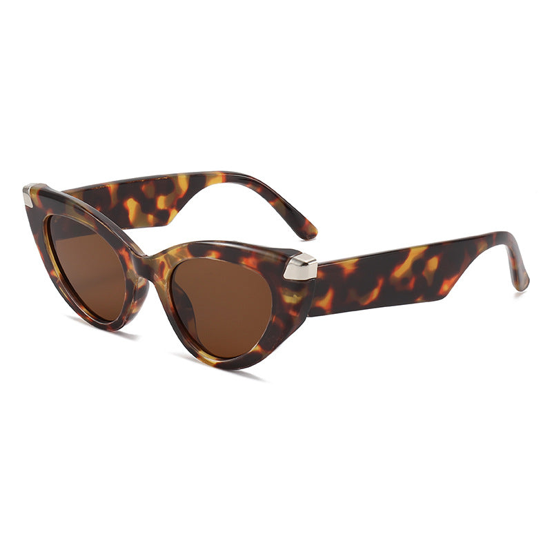 Damen Cat-Eye Sonnenbrille im luxuriösen Tortoise-Design Brehn