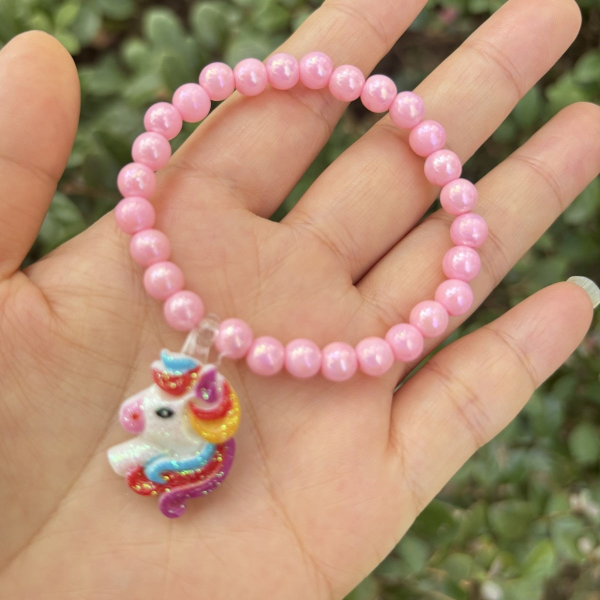 Süßes Armband mit Elefantenanhänger Aus Glas Brehn