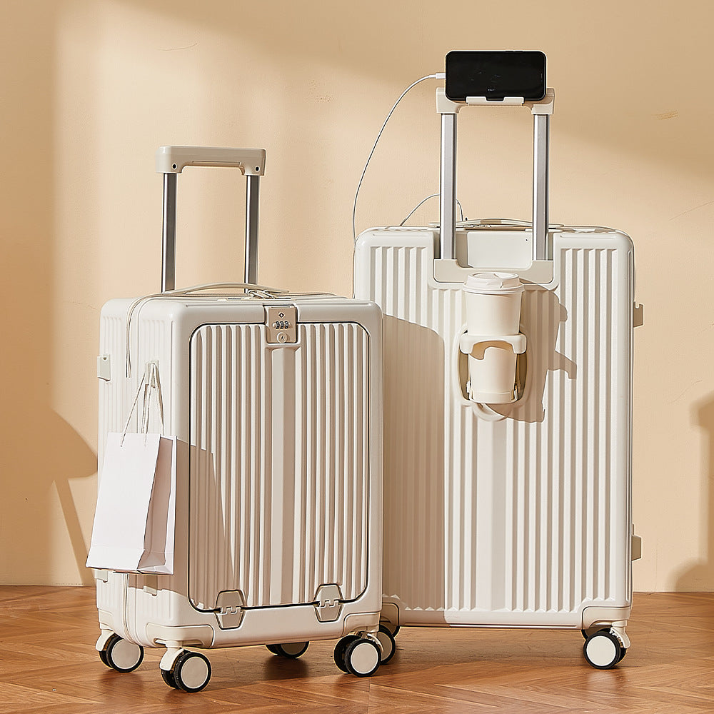 Stylische Hartschalen-Spinner-Reisetasche