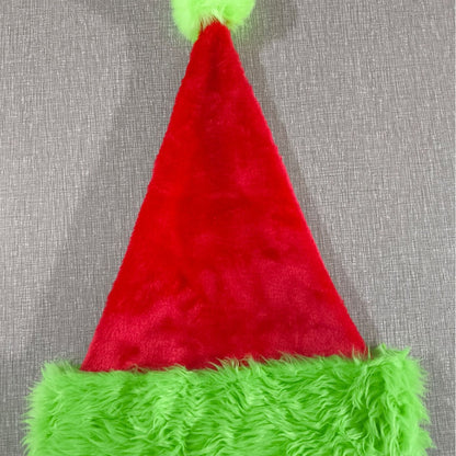 Weihnachtsmütze mit Plüschrand