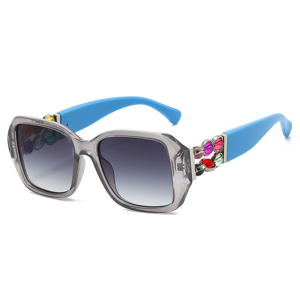 Dekorative Oversized Quadrat Sonnenbrille Brehn