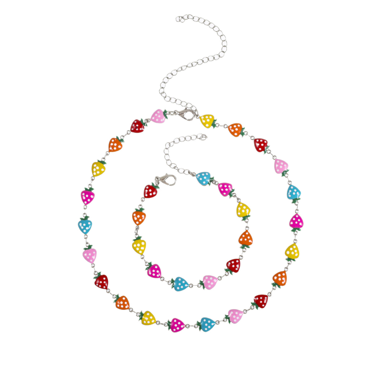 Verspielt Erdbeer Charm Armband Brehn
