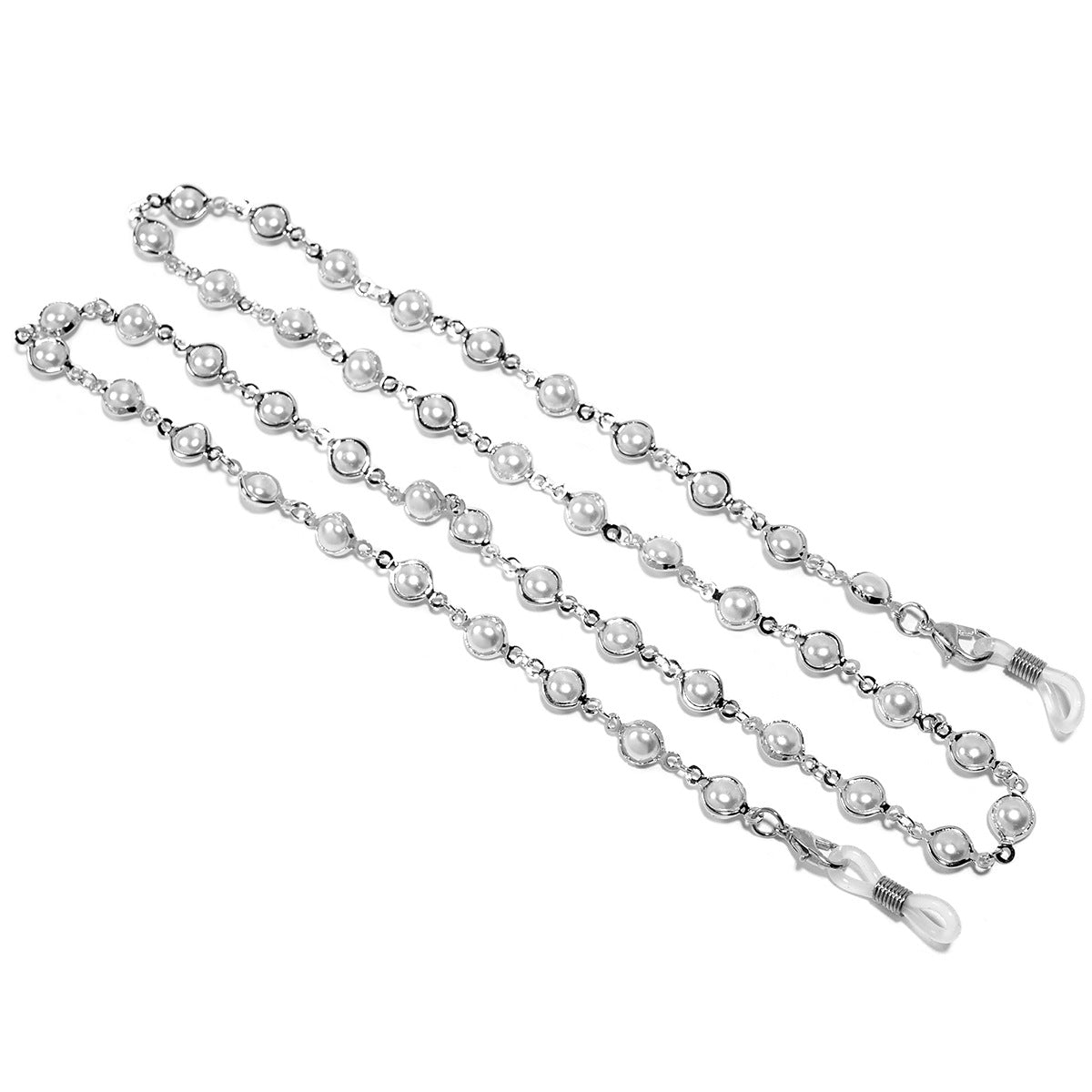 Elegante Perlenbesetzte Brillekette Brehn