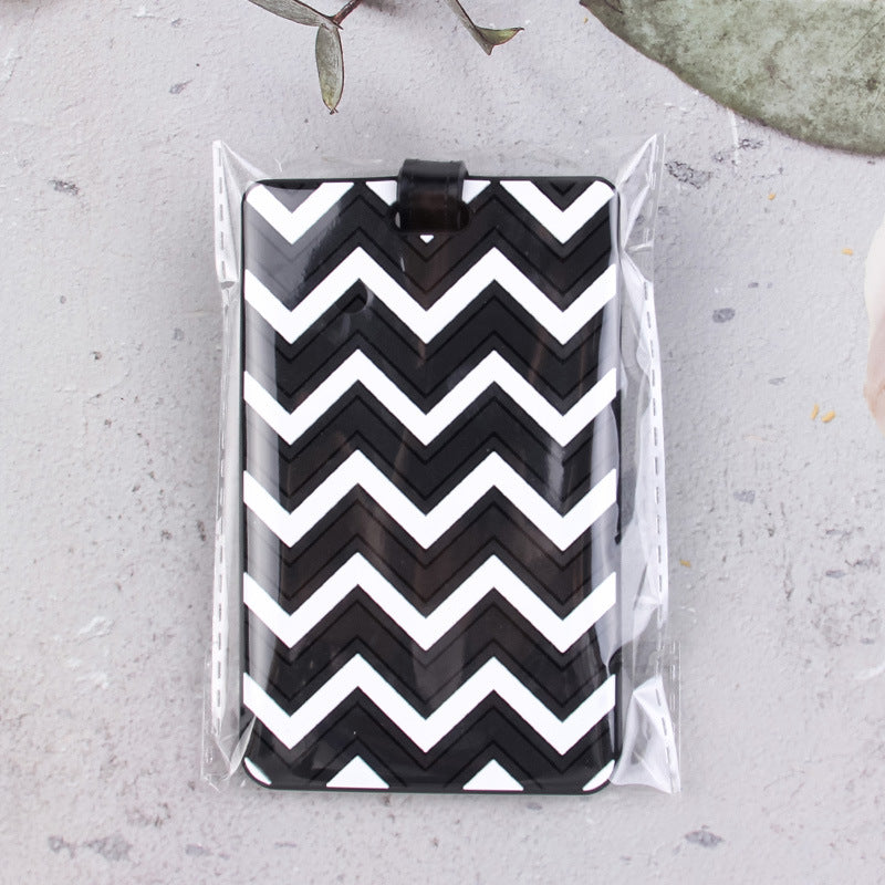 Stylische Chevron-Muster Gepäckanhänger Brehn