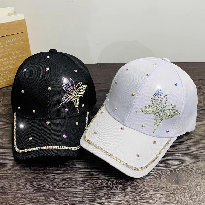 Damen Baseballkappe mit Strassverzierung Brehn