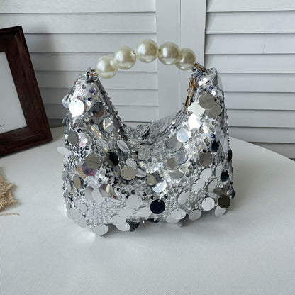 WoChic Glitzernde Abendhandtasche Brehn