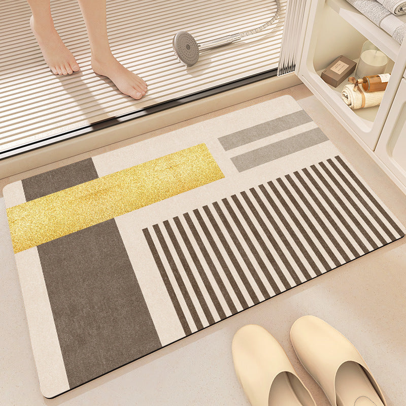 Stylish Modern Badezimmermatte Brehn