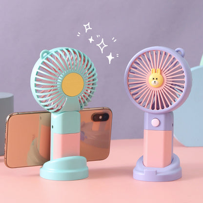 Unisex Tragbarer Handventilator mit süßem Tiermotiv Brehn
