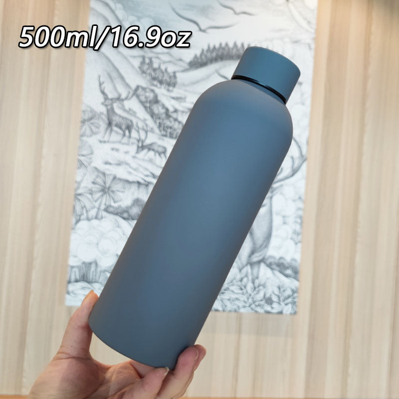 Damen Hochwertige Edelstahltrinkflasche mit rutschfestem Griff Brehn
