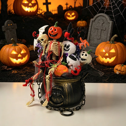 Halloween-Themen Dekorative Kessel Figur Brehn