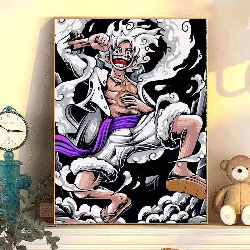 Anime-inspirierter Charakter Kunstdruck Brehn