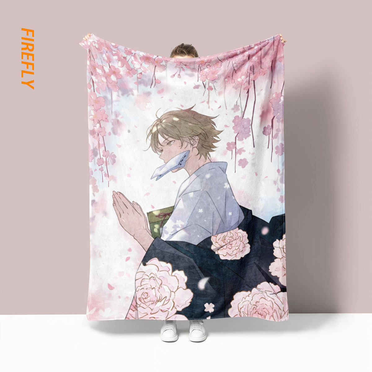 Künstlerisch Anime-inspirierte Fleece-Decke