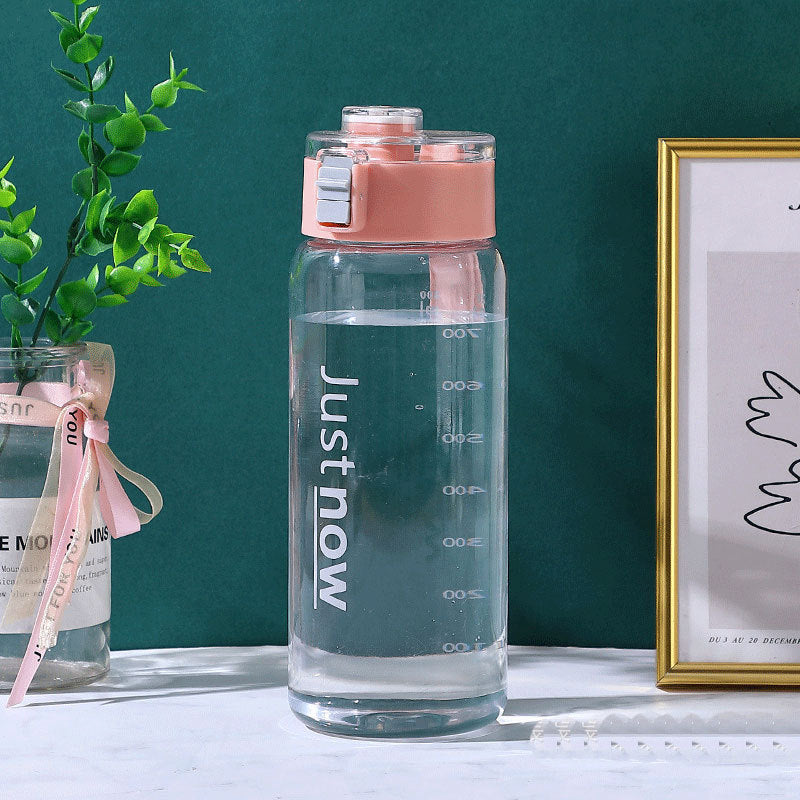 Unisex BPA-freie Wasserflasche mit Messskala Brehn
