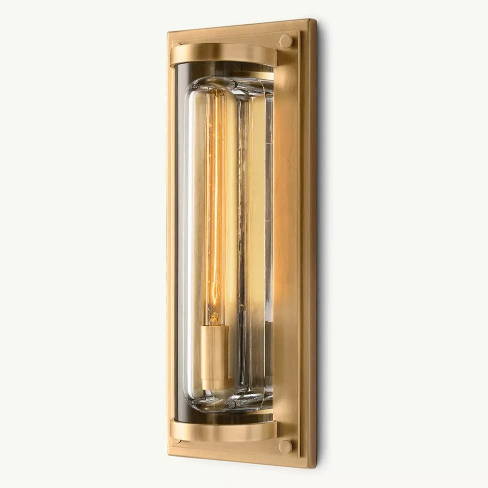 Moderne Glasröhren-Wandlampe
