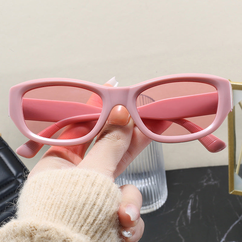 Damen modische Cat-Eye Sonnenbrille mit flexiblem Rahmen und UV-Schutz Brehn