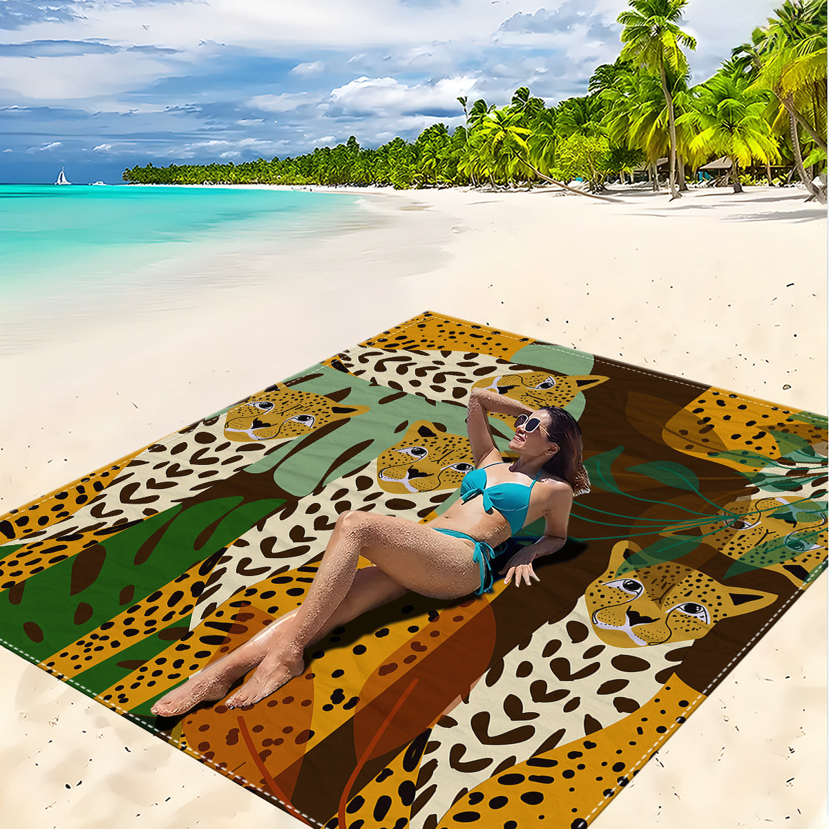 Mandala Design Strandmatte Brehn
