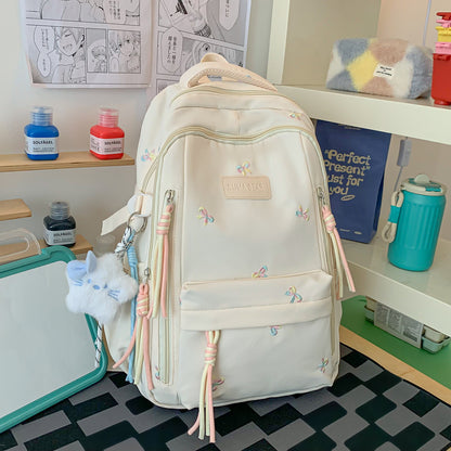 Stylische Bestickte Schulrucksack Brehn