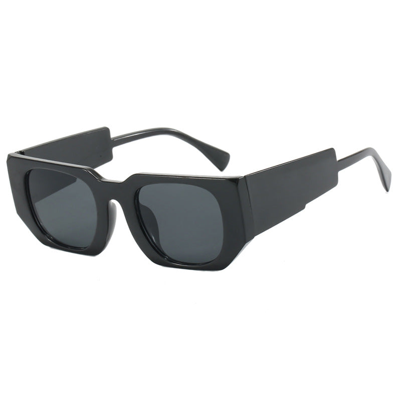 Damen oversized Sonnenbrille mit geometrischem Rahmen und UV-Schutz Brehn