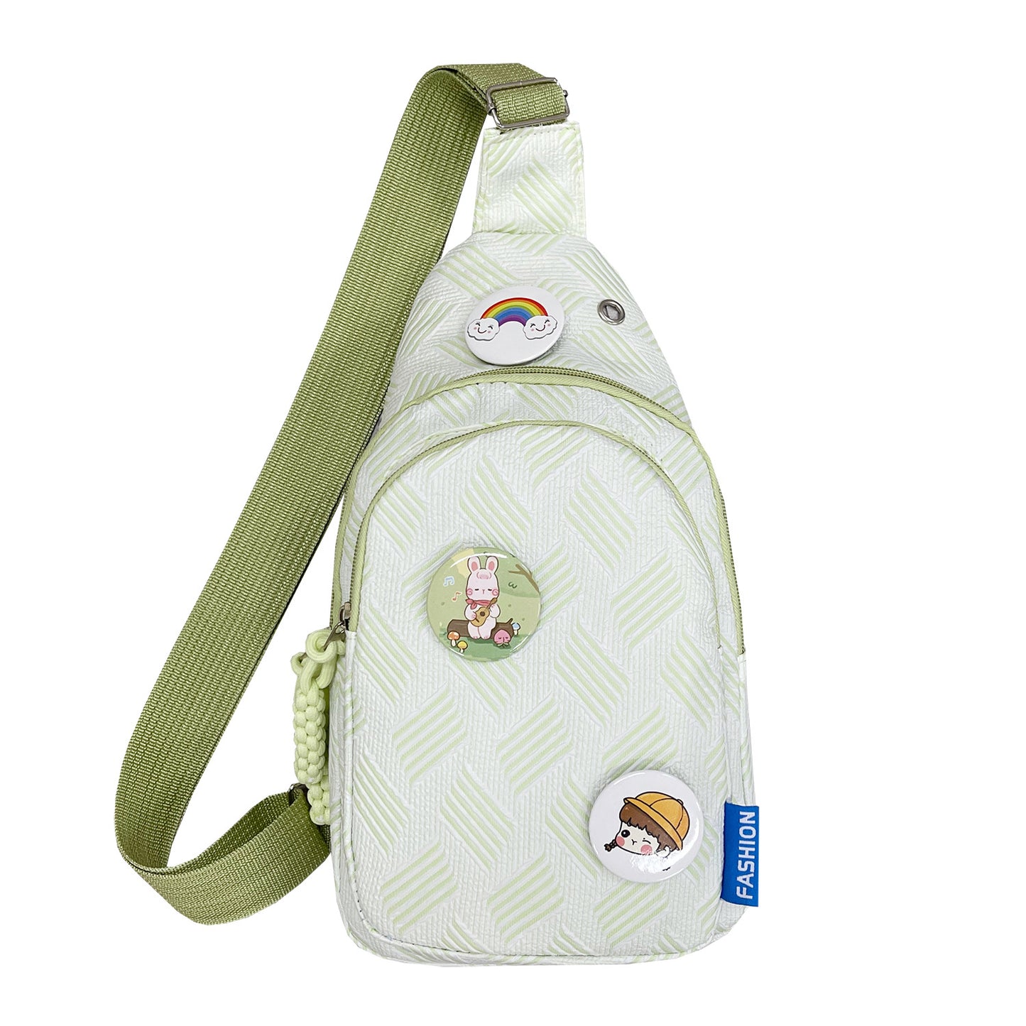 Fun gemusterte Sling Bag Brehn