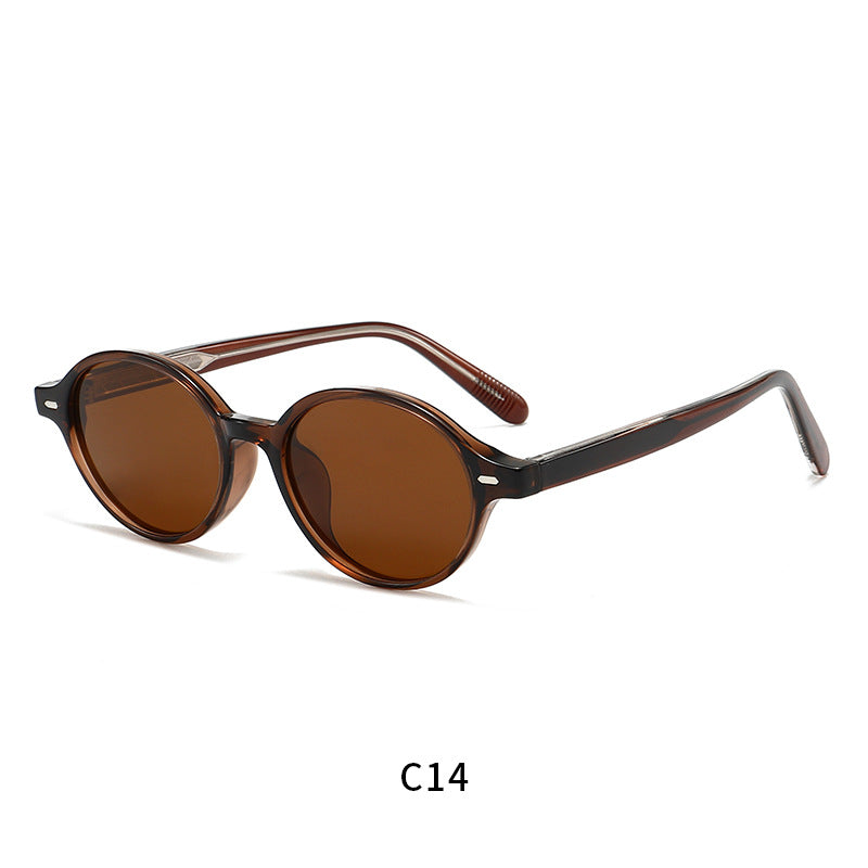 Damen trendige runde Sonnenbrille Brehn