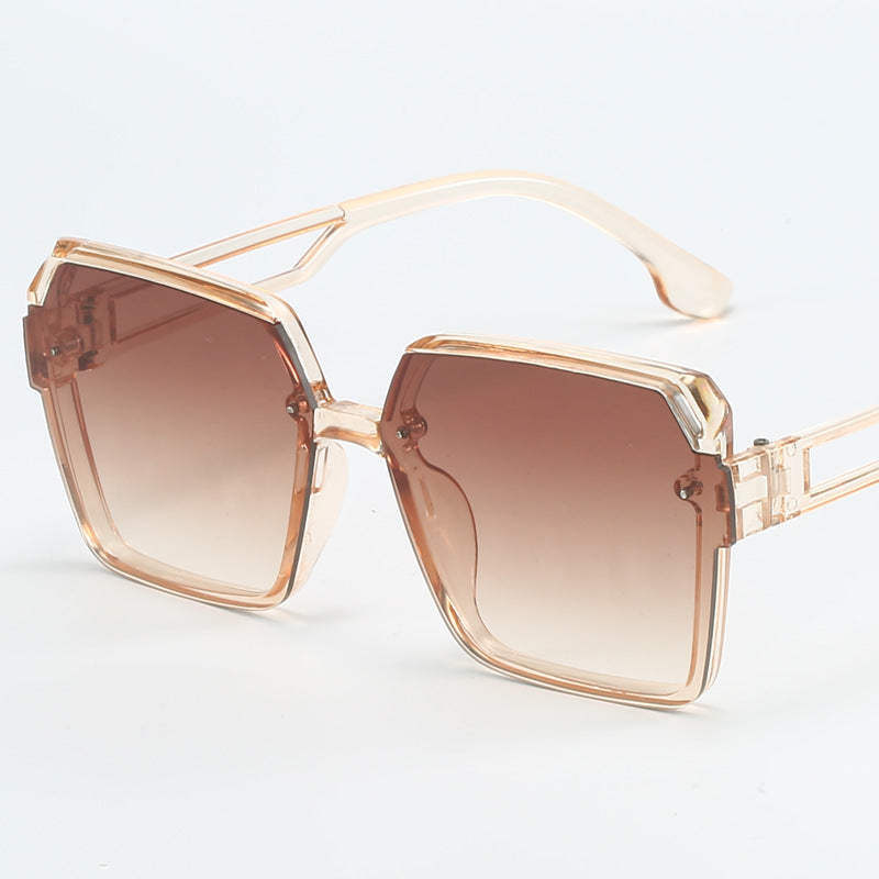 Damen modische quadratische Sonnenbrille mit filigranem Design Brehn