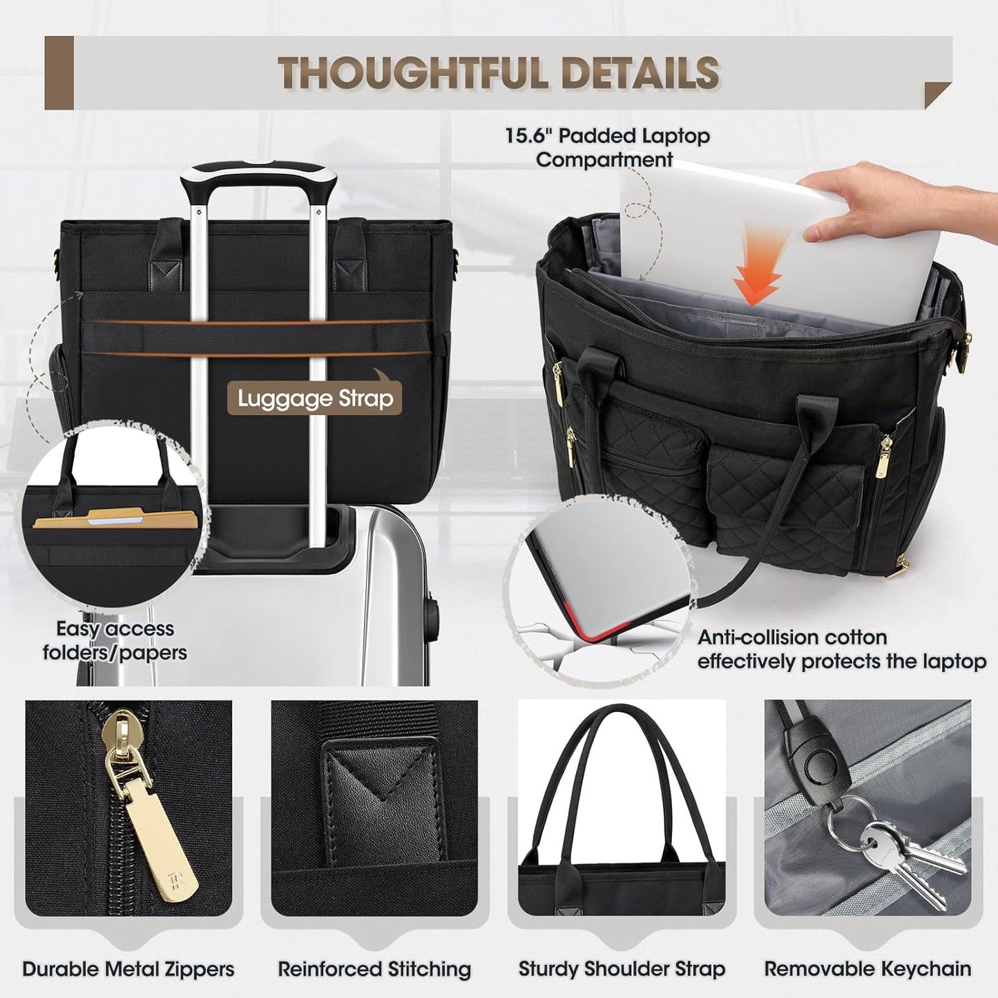 Praktische und Stilvolle Organizer-Tasche Brehn