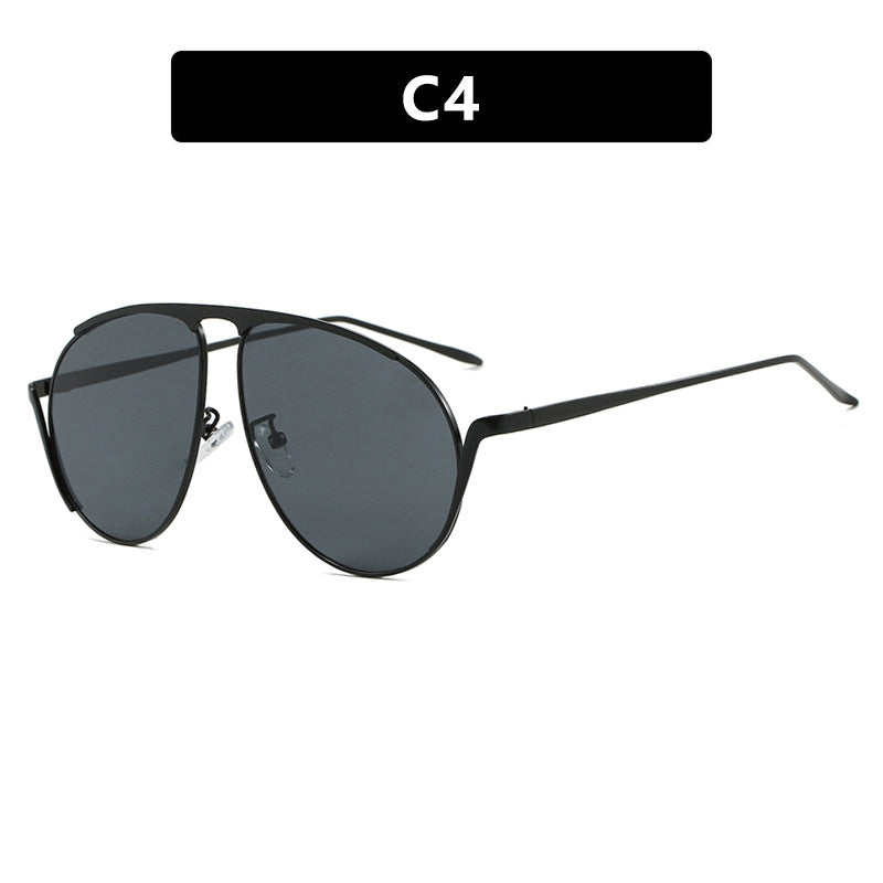 Damen modische Piloten-Sonnenbrille mit polarisierten Gläsern und elegantem Metallrahmen Brehn